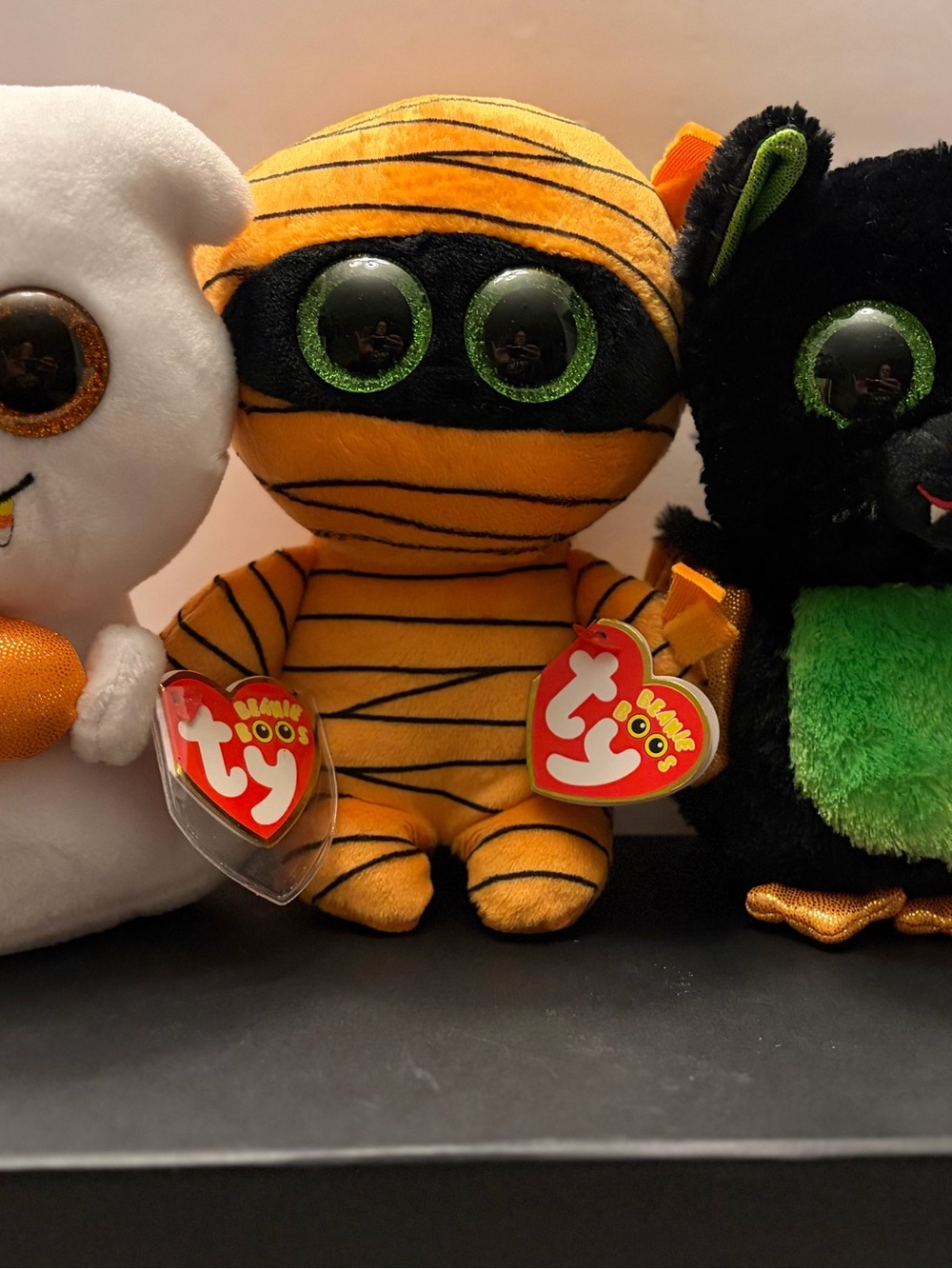 🎃 Ty Halloween Beanie Boos Bundle - Scream, Beastie & Mask (With Original Tags)